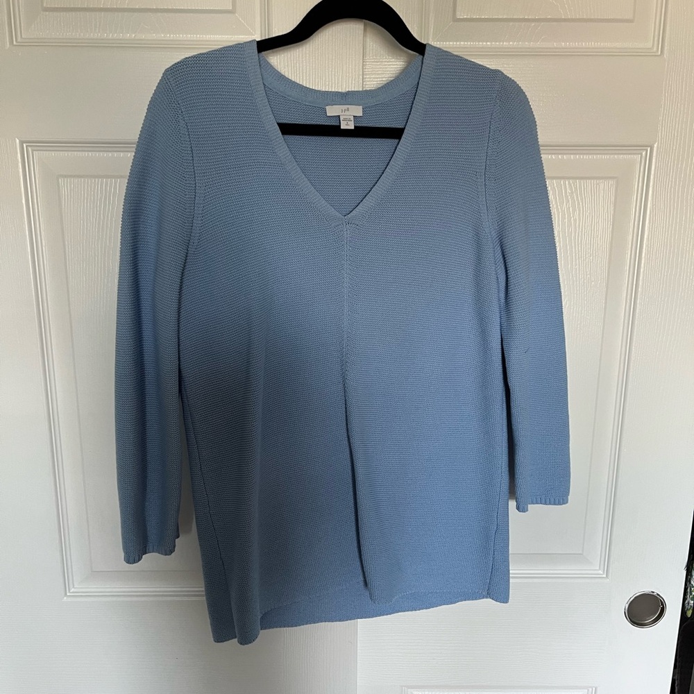 J. Jill Sky Blue Knit Top